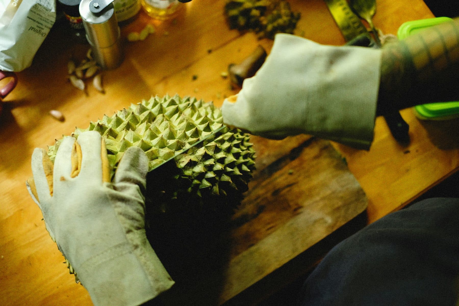 Durian inspection at origin